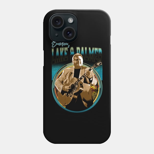 Brain Salad Couture Lake & Palmer Band Tees, Where Art Meets Fashion in a Progressive Symphony Phone Case by Tuck Diana Pilkington