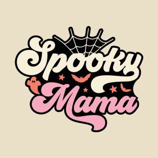 Spooky Mama Halloween Design T-Shirt