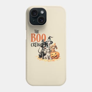 The Boo Crew Vintage Halloween Dogs Phone Case