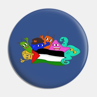 dedle flag palestine Pin