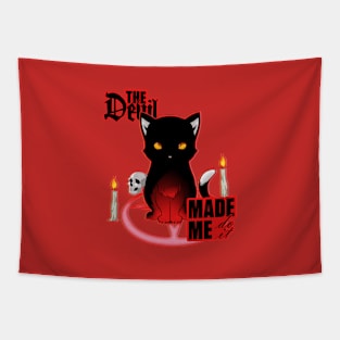 The Devil Made Me Do It Tapestry