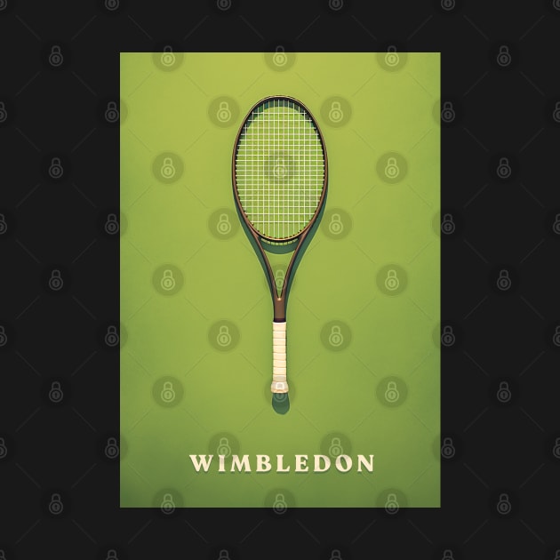 WIMBLEDON | Retro Vintage Style by Retro Travel Design