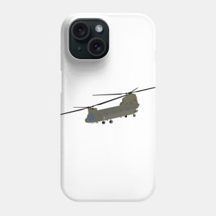 Military CH-47 Chinook Helicopter Phone Case