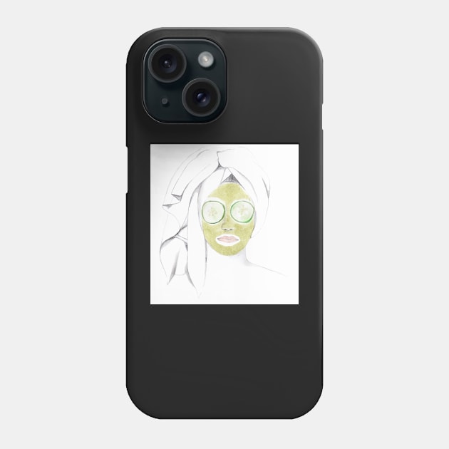 Facial Phone Case by troman479