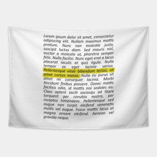 Lorem Ipsum Tapestry