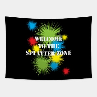 Welcome To The Splatter Zone: Paintball 2 Tapestry