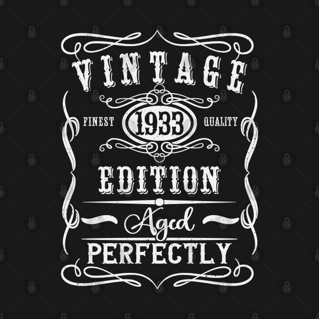 Vintage 1933 90th Birthday by Etopix