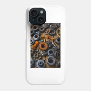 A Variety Of Old Gears Phone Case