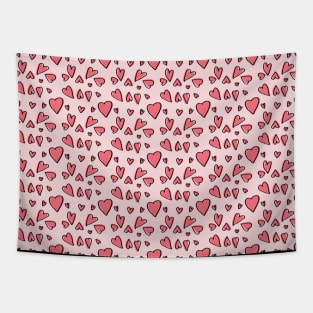 HEARTS PATTERN FOR VALENTINE Tapestry