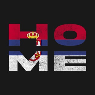 Home Serbia Flag Serbian T-Shirt