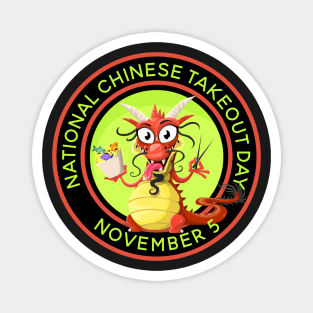 National Chinese Takeout Day, dragon Magnet