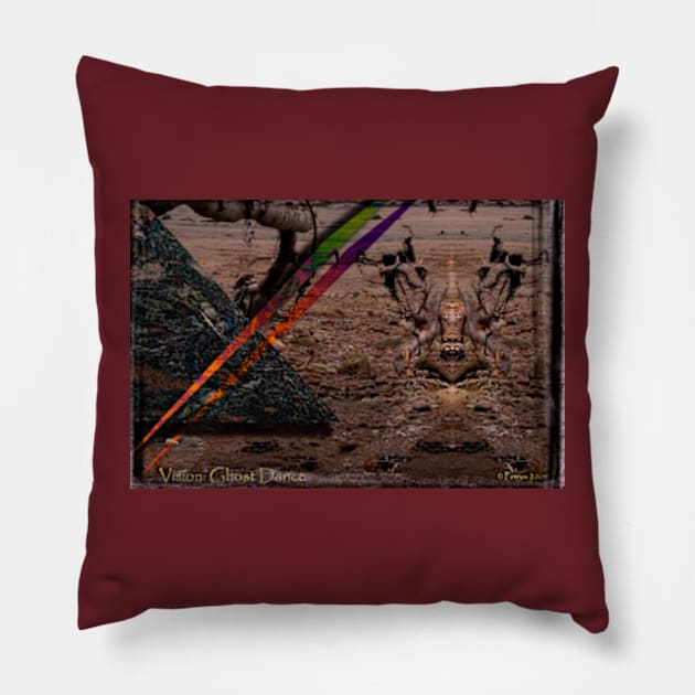 Vision: Ghost Dance Pillow by Avalinart