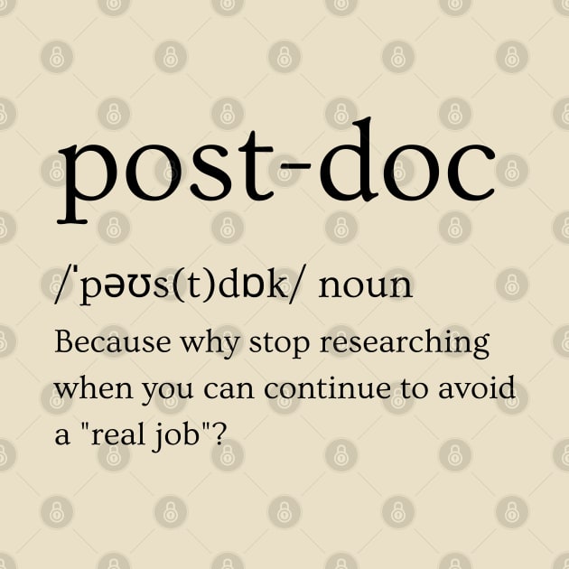 Postdoc Definition: by Yelda