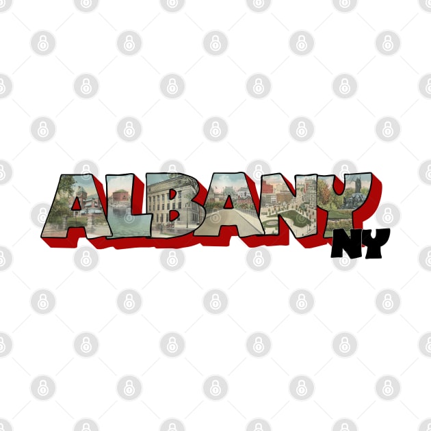 Albany New York Big Letter by ButterflyInTheAttic