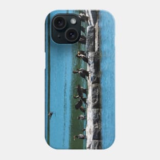 Double-crested Cormorant Flock Phone Case