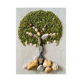 Tree of life grey background T-Shirt