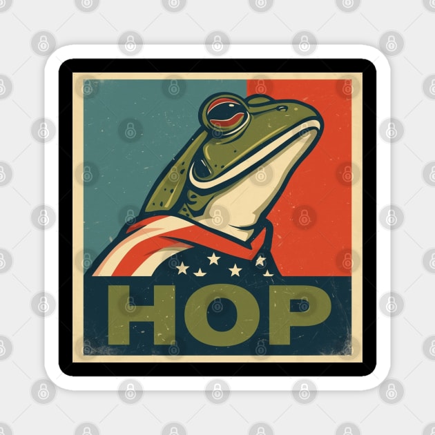 Portland-Frog Magnet by Creatifly Graphic Tees