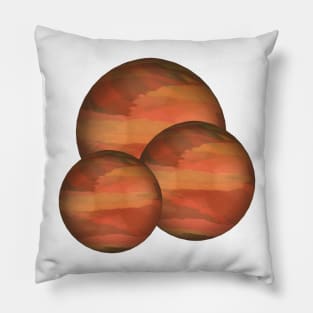 Copper Marble Balls Pillow