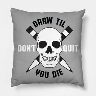 Draw skull Pillow