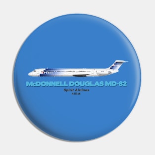 McDonnell Douglas MD-82 - Spirit Airlines Pin