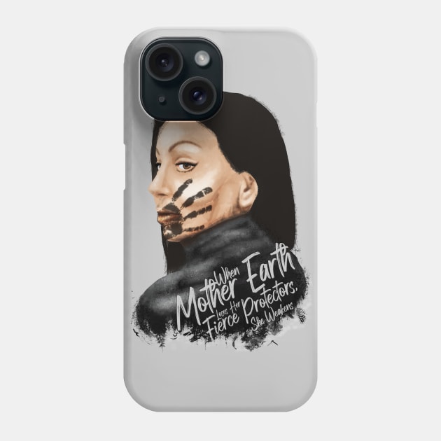 #MMIW Black Phone Case by Jarrodjvandenberg