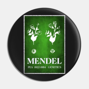 Gregor Mendel Pea and Genetics Pin