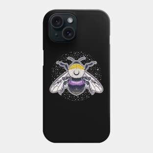 Nonbinary Bee Proud LGBT Pride Flag Phone Case