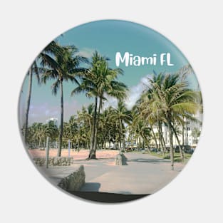 photo Miami Florida blue sky palmtree landscape USA nature lovers Pin