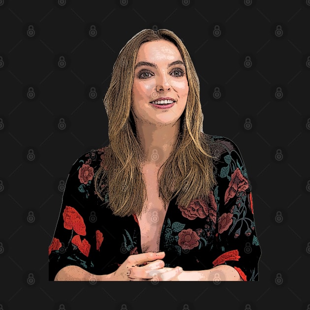 Jodie Comer Cartoonish by baranskini