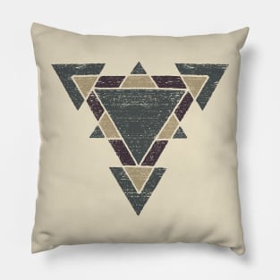 Western Tribal Geometry with Earth Tones Pillow