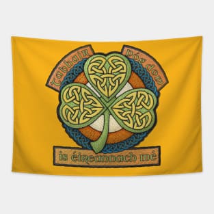 Kiss Me, I’m Irish Patch Design Tapestry