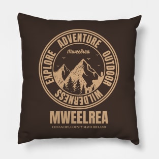 Mountain Hike In Mweelrea Ireland, Hiker’s HikingTrails Pillow