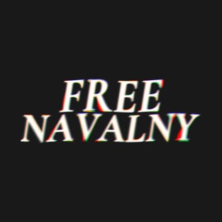 Free Navalny Typograph T-Shirt