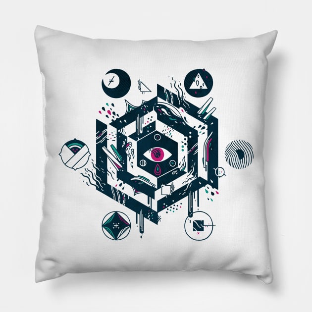 Hexed Pillow by againstbound