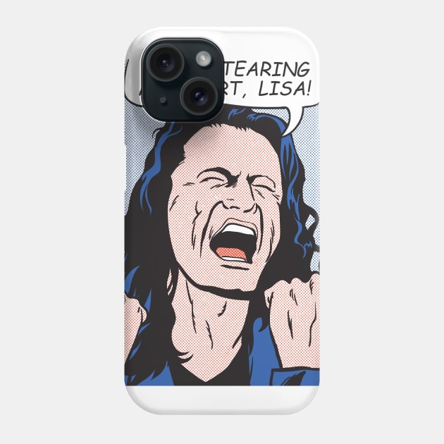 you're tearing me apart, Lisa! Phone Case by Elan Harris