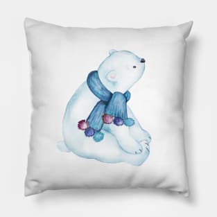 Winter Bear Seven! Pillow