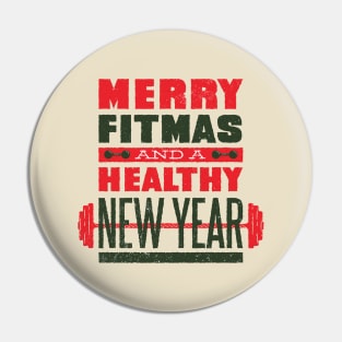 Merry Fitmas Quote Pin