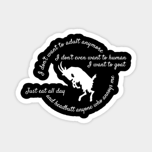 FUNNY GOAT Magnet