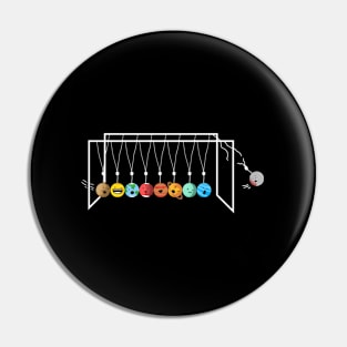 Astrophysicis Planets Newtons Cradle Pin