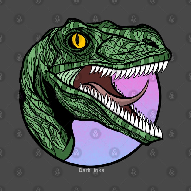 Velociraptor Dinosaur by Dark_Inks