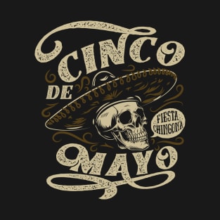 Cinco de Mayo Skull Mariachi T-Shirt