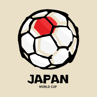 Japan Football Country Flag T-Shirt