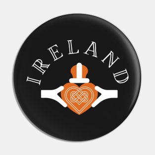 Ireland Claddagh Heart Pin