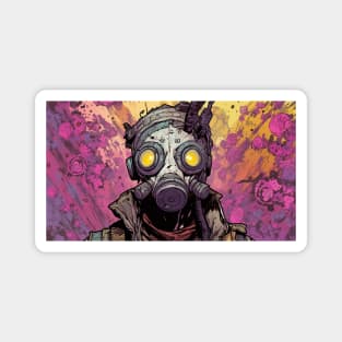 Post Apocalyptic Psycho Survivor Magnet