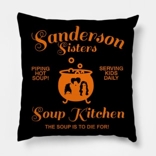 Sanderson Sisters Soup Kitchen Pillow