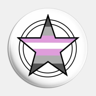 Demigirl Pride Pentacle Pin