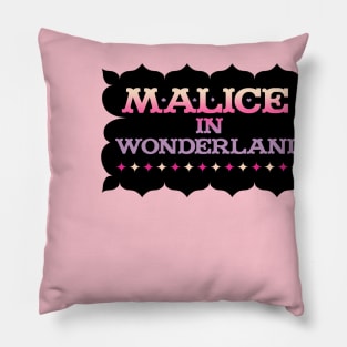 Malice in Wonderland Pillow