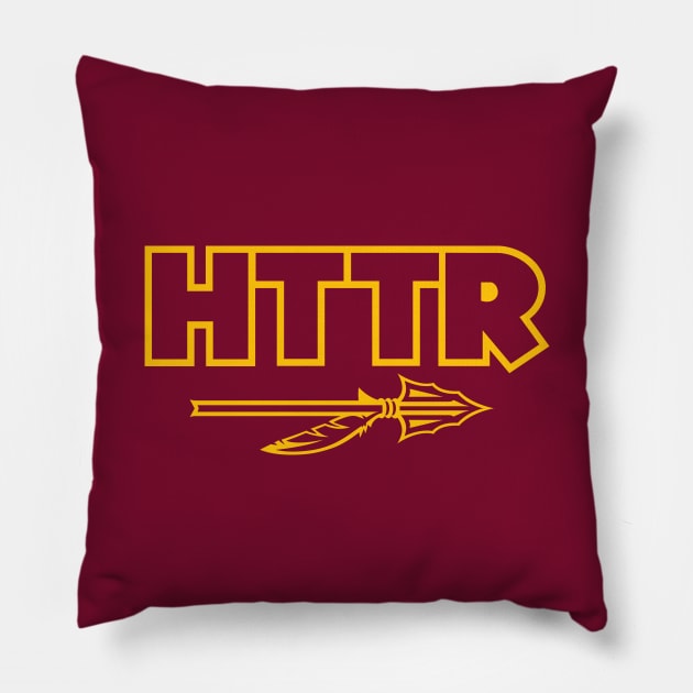 HTTR - Burgundy 2 Pillow by KFig21