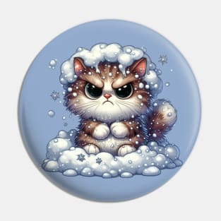 Frosty Whiskers Pin