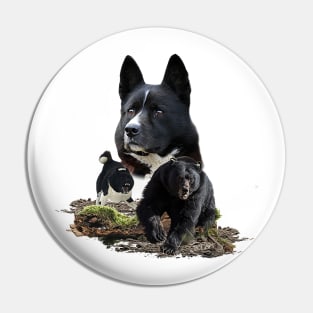 Karelian Bear Dog Pin